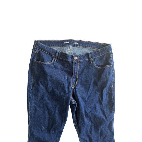 OLD NAVY Dark Wash Midrise Wow Bootcut Jeans Size 16 Short - Picture 5 of 8